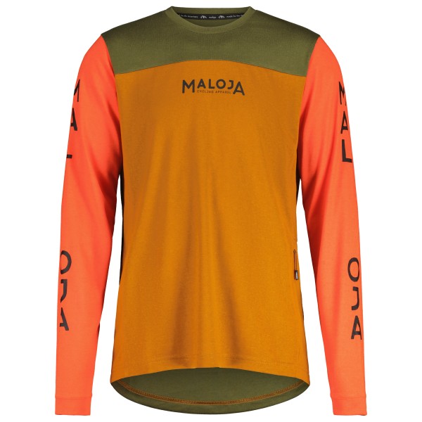 Image of Maloja - HaunoldM. - Funktionsshirt Gr L;M;S;XL;XS oliv;orange;rot;schwarz bei Bergfreunde.ch - der Outdoor Shop