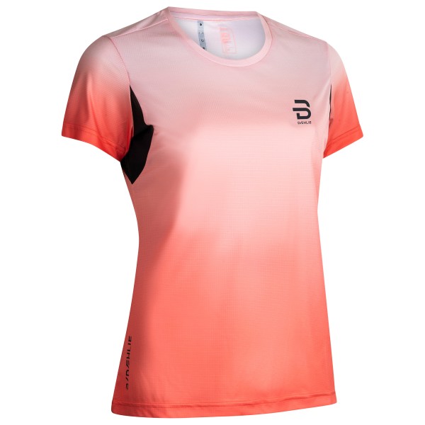 Image of Daehlie - Women's T-Shirt Intensity - Funktionsshirt Gr L;M;S;XL;XS grau;rot/rosa bei Bergfreunde.ch - der Outdoor Shop