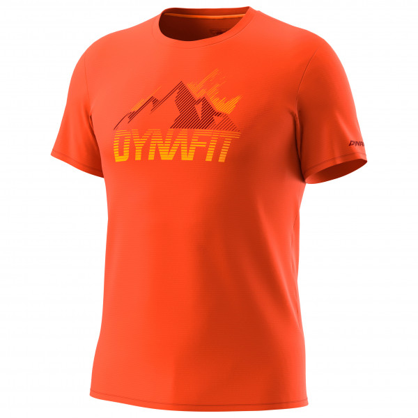 Image of Dynafit - Transalper Graphic S/S Tee - Funktionsshirt Gr L;XL blau;rot bei Bergfreunde.ch - der Outdoor Shop