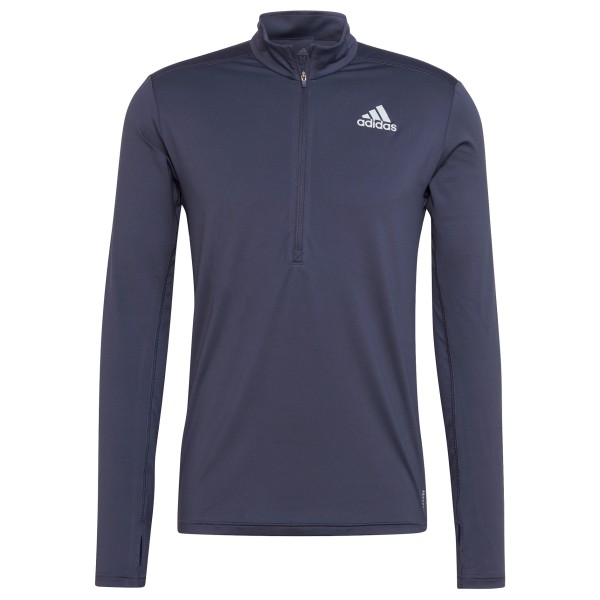 Image of adidas - Own The Run 1/2 Zip Running Response T-Shirt - Funktionsshirt Gr L;M;S;XL;XXL blau;schwarz/grau bei Bergfreunde.ch - der Outdoor Shop