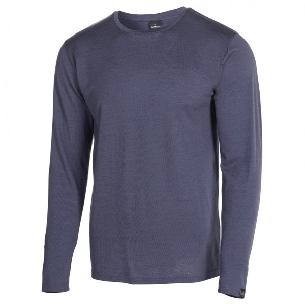 Image of Ivanhoe of Sweden - Underwool Merino Male L/S - Merinoshirt Gr L blau