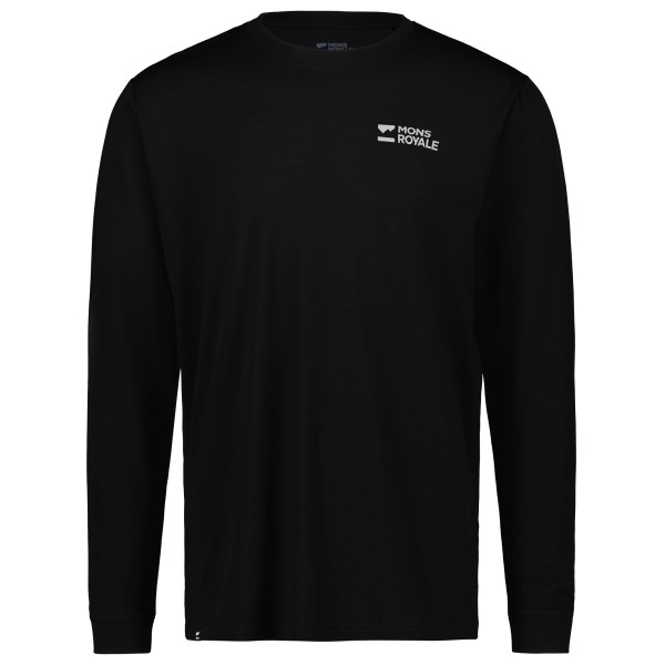 Image of Mons Royale - Icon L/S - Merinoshirt Gr L schwarz