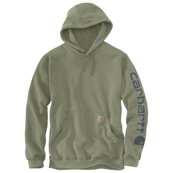 Carhartt - Sleeve Logo Hooded Sweatshirt - Hoodie Gr XXL oliv