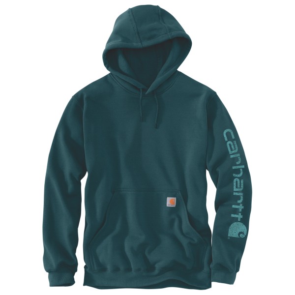Carhartt Sleeve Logo Hooded Sweatshirt Hoodie Blauw