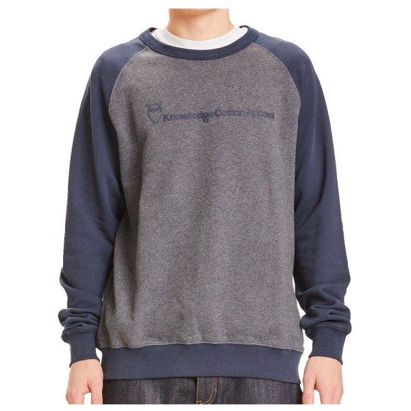 Image of KnowledgeCotton Apparel - Elm Two Toned Raglan Sweat Vegan - Pullover Gr M;S grau bei Bergfreunde.ch - der Outdoor Shop