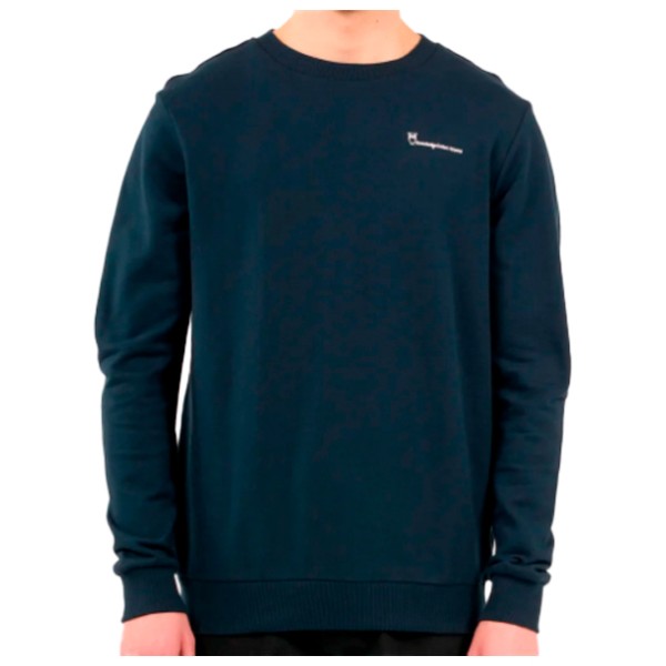 Image of KnowledgeCotton Apparel - Basic Knowledgecotton Sweat - Pullover Gr L;M;S;XL;XXL blau;braun bei Bergfreunde.ch - der Outdoor Shop