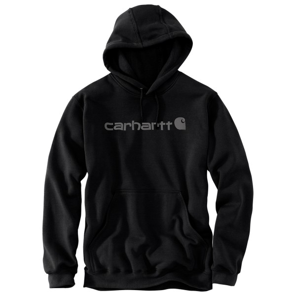 Carhartt - Signature Logo Sweatshirt - Hoodie Gr S schwarz