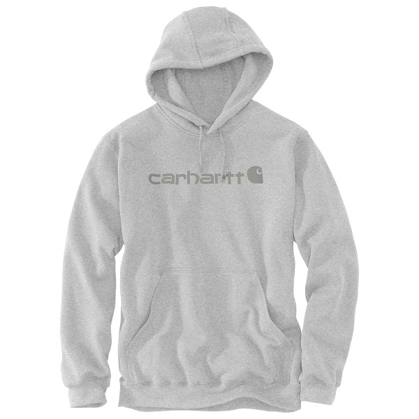 Carhartt - Signature Logo Sweatshirt - Hoodie Gr S grau
