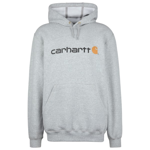 Image of Carhartt - Signature Logo Sweatshirt Cotton - Hoodie Gr L grau