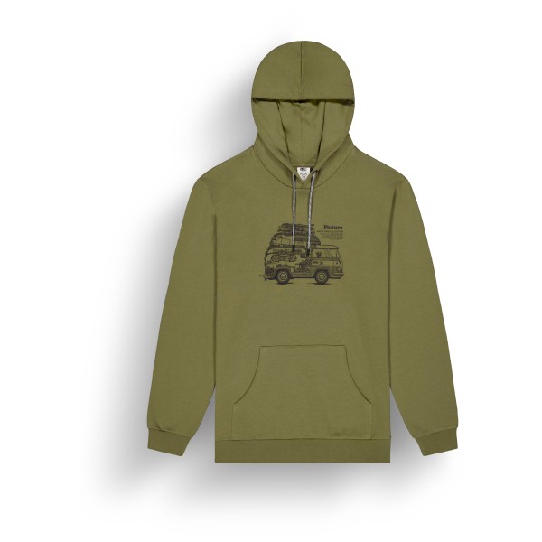 Image of Picture - D&S Dogtravel Hoodie - Fleecepullover Gr L oliv