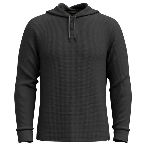 Image of Smartwool - Waffle Henley Hoodie - Hoodie Gr L schwarz