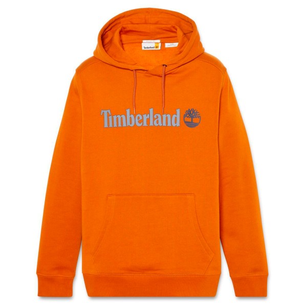 Image of Timberland - Linear Logo Hoodie - Hoodie Gr XL orange