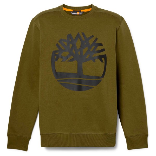 Image of Timberland - Tree Logo Crew Neck Sweatshirt - Pullover Gr S oliv