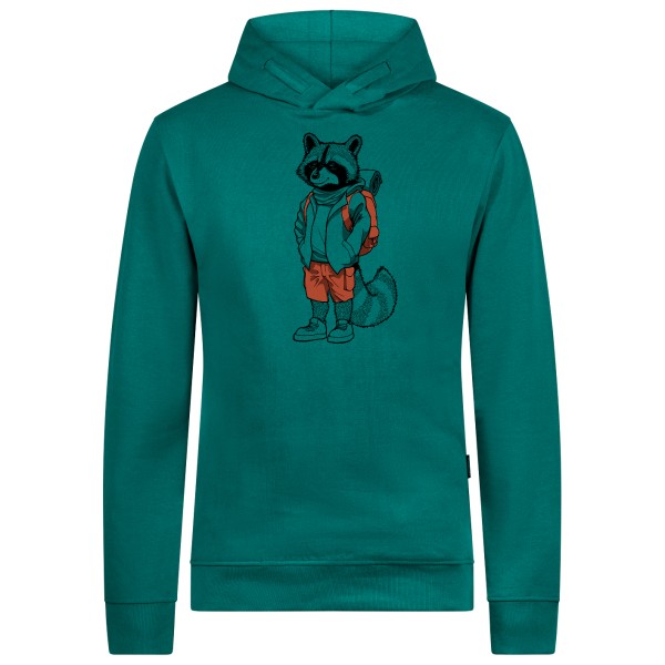 Image of GreenBomb - Animal Raccoon Hike Star Hoodie Cotton - Hoodie Gr M;S;XXL türkis