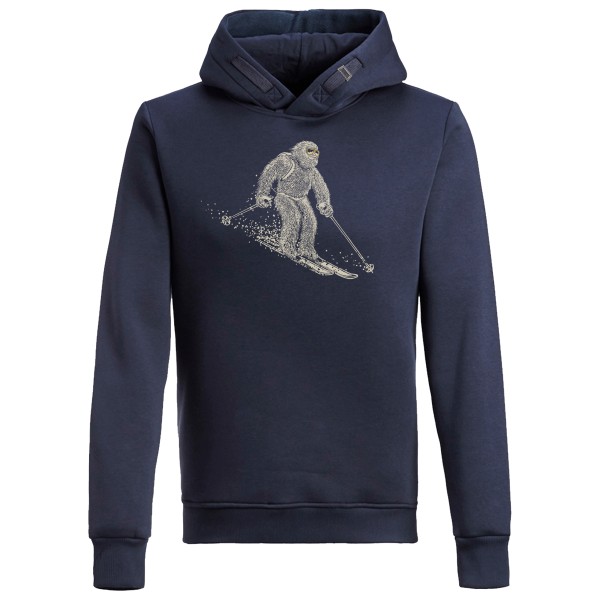 Image of GreenBomb - Animal Yeti Ski Star Hoodie Cotton - Hoodie Gr L;M;S;XL blau