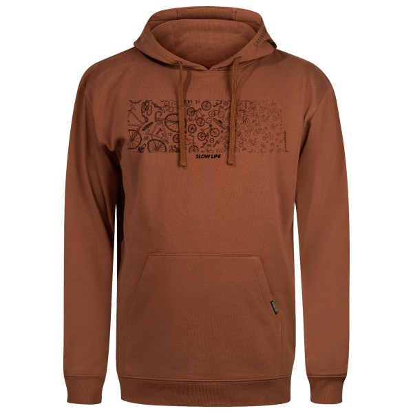 Image of GreenBomb - Bike Slow Joy Hoodie Cotton - Hoodie Gr L;M;S;XL;XXL braun