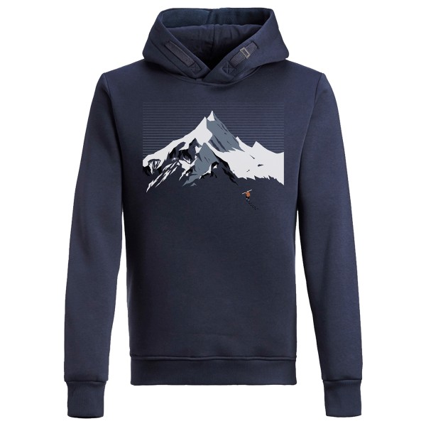 Image of GreenBomb - Nature Mountain Ski Star Hoodie Cotton - Hoodie Gr L;M;S;XL blau