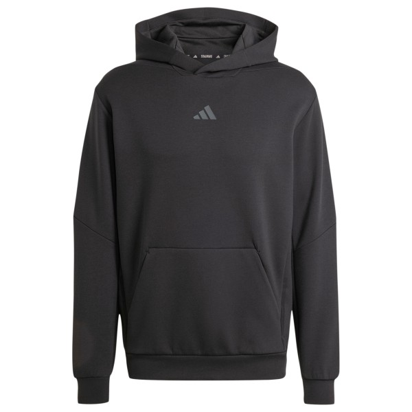 Image of adidas - Designed 4 Training Spaceknit Pull Over - Hoodie Gr L schwarz/grau