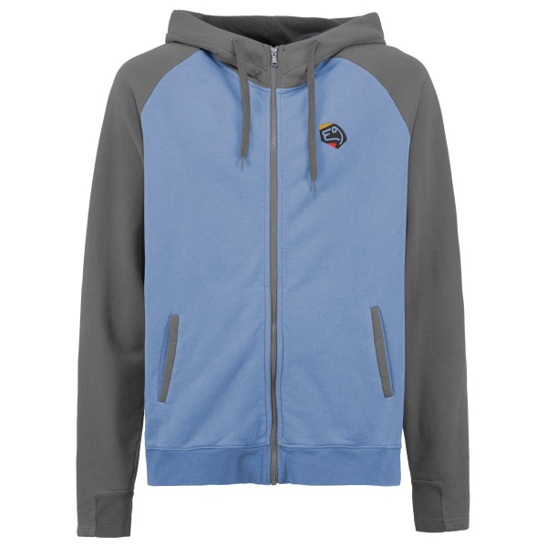 Image of E9 - Rain - Zip-Hoodie Gr L blau/grau
