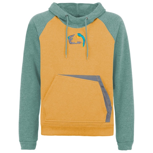 Image of E9 - Squart - Hoodie Gr L beige/türkis