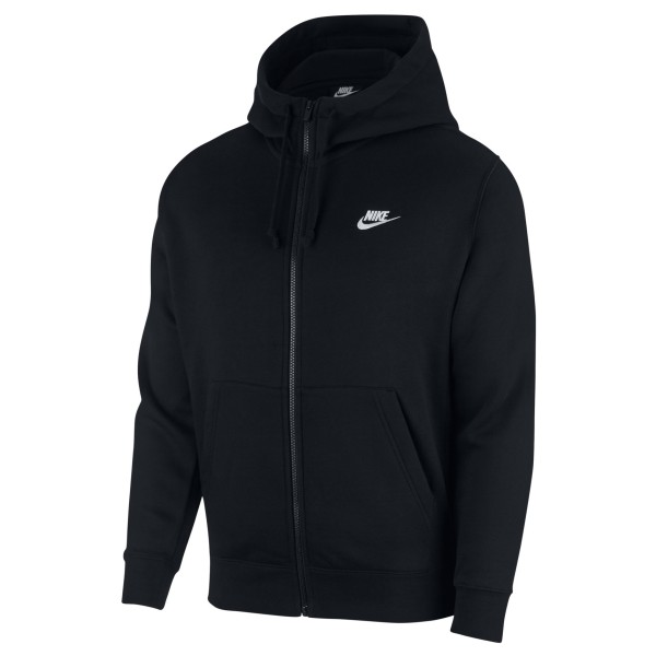 Image of Nike - NSW Club Hoodie Full Zip BB - Hoodie Gr L schwarz