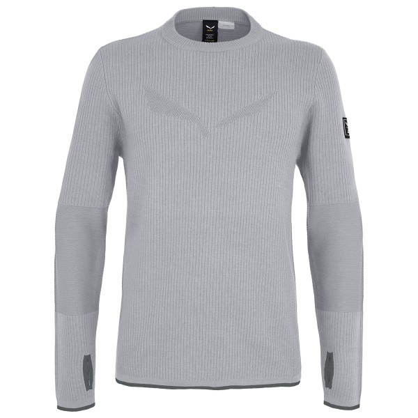 Image of Salewa - Fanes Eng. Logo AM - Pullover Gr L grau