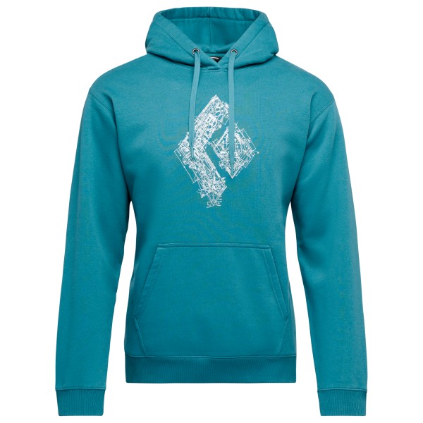 Hoodie Black Diamond Engineered Diamond PO Hoody Herren (Gr XL |türkis)