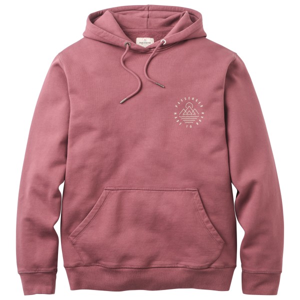 Passenger Escapism Recycled Cotton Hoodie Hoodie Roze