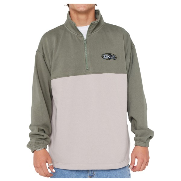 Rip Curl – Heritage Oval 1/4 Zip Crew – Trui maat , Grijs