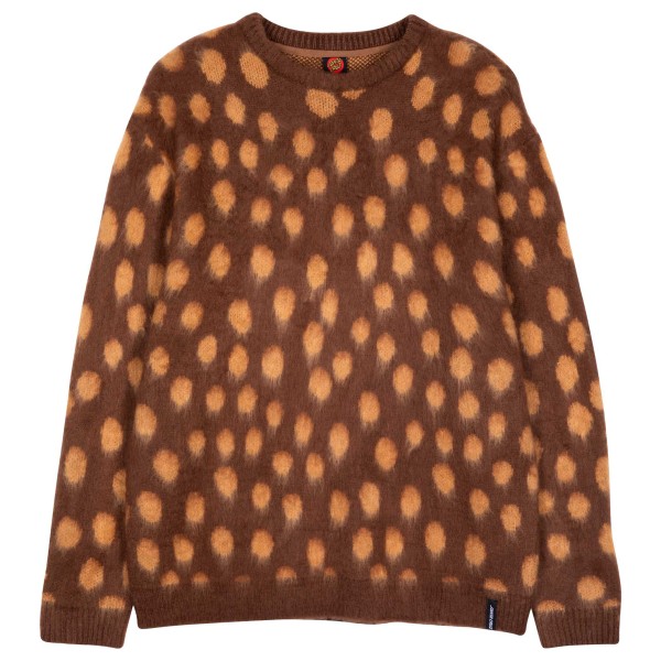 Santa Cruz - Jaguar Knit Crew - Pullover Gr L;M;S;XL;XXL braun;grün