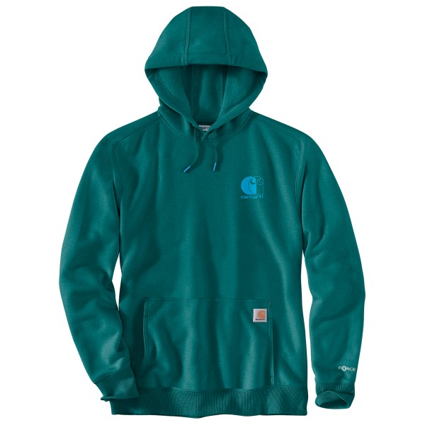 Carhartt Signature Logo Sweatshirt Hoodie Herren (Gr XL |blau/türkis)