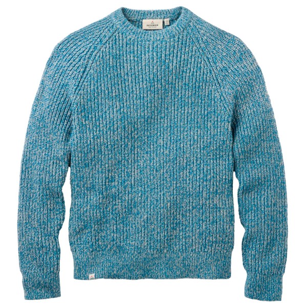 Passenger Fog Recycled Knitted Jumper Trui turkoois Turquoise