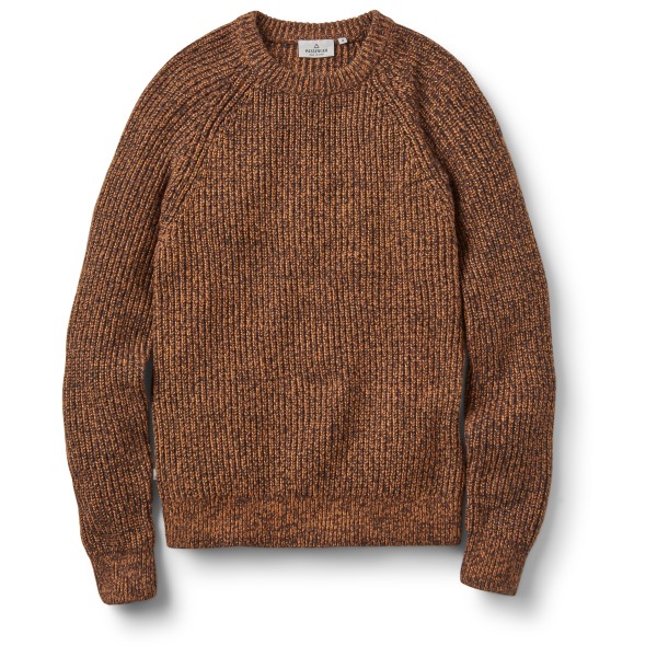 Passenger Fog Recycled Knitted Jumper Trui Bruin