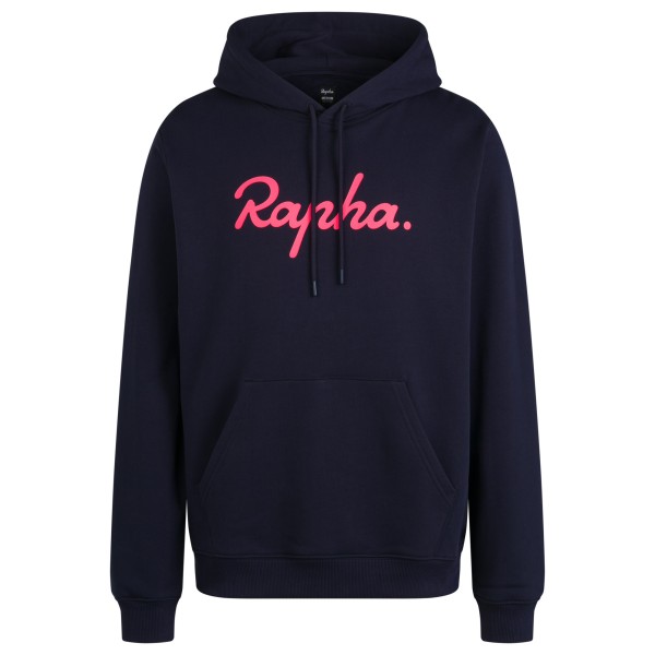 Rapha Heavyweight Cotton Hoodie Large Logo Hoodie Blauw