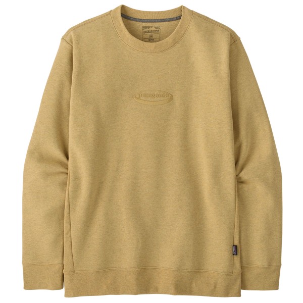 Patagonia 95 Oval Logo Uprisal Crew Sweatshirt Trui Beige