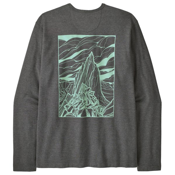 Patagonia LW Cloud Crag Wildrise Crew Pullover Men (Gr XS |grau)