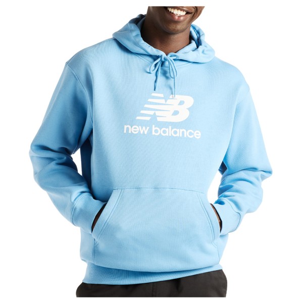 New Balance Sport Essentials Fleece Logo Hoodie Hoodie Blauw