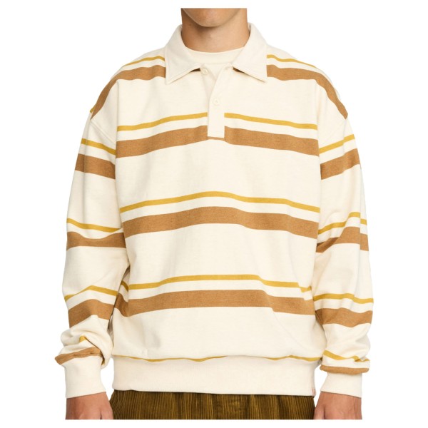 Revolution Loose Polo Sweatshirt Pullover Herren (Gr M |weiß/beige)