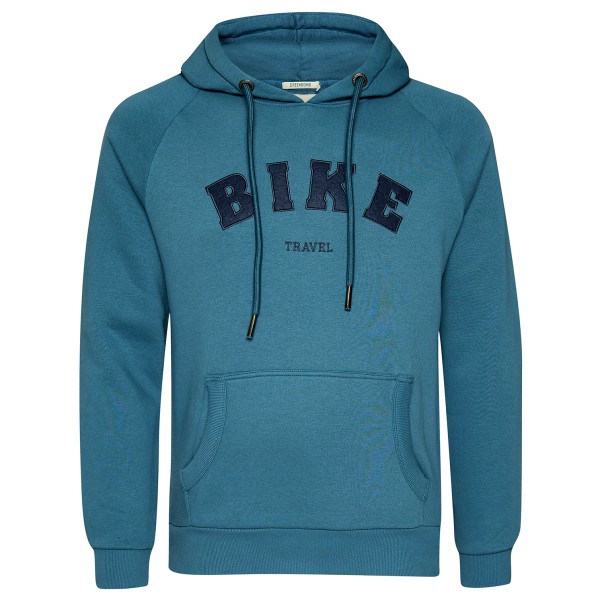 GreenBomb Bike Travel Trek Hoodie Hoodie Herren (Gr L |blau)