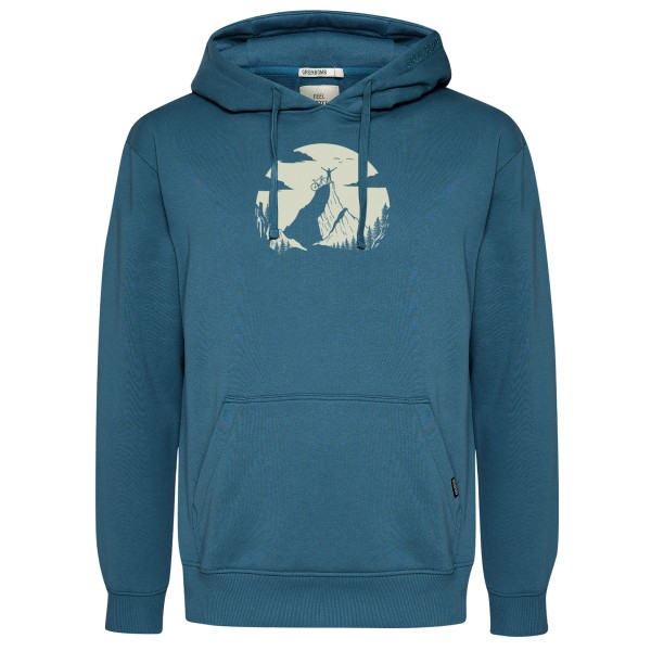 GreenBomb Nature Clouds Ride Joy Hoodie Hoodie Herren (Gr XL |blau)