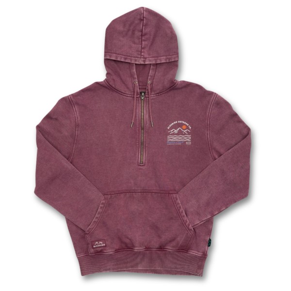 Bleubird Dawn Zipper Hood Trui met capuchon Purper