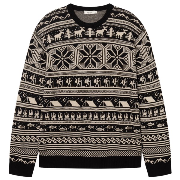 DEDICATED Sweater Mora Fairisle Hike Trui Grijs