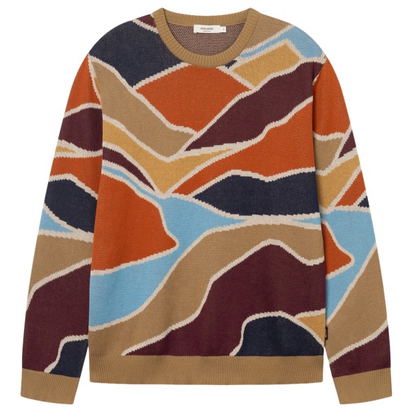 DEDICATED Sweater Mora Patch Valley Trui meerkleurig Multicolor