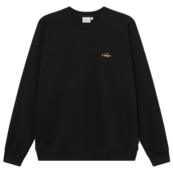 DEDICATED Sweatshirt Malmoe Perch EMB Trui Zwart
