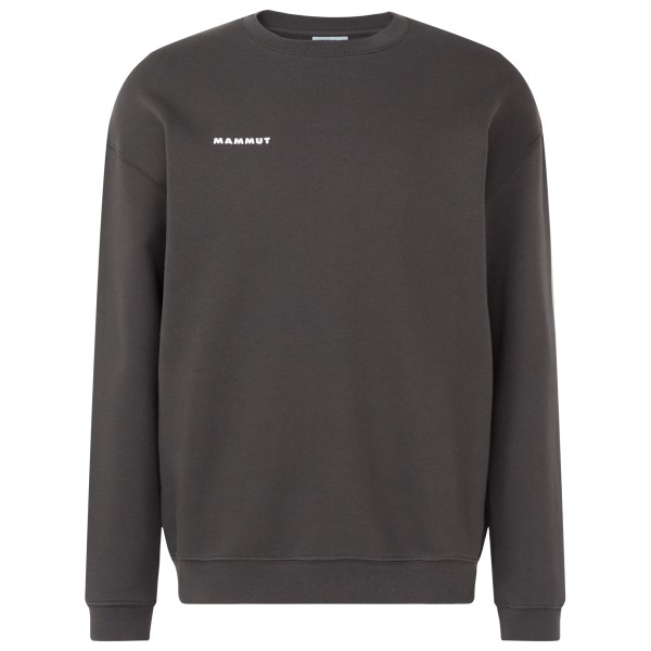 Mammut Mammut Base ML Crew Neck Mini Logo Trui Grijs