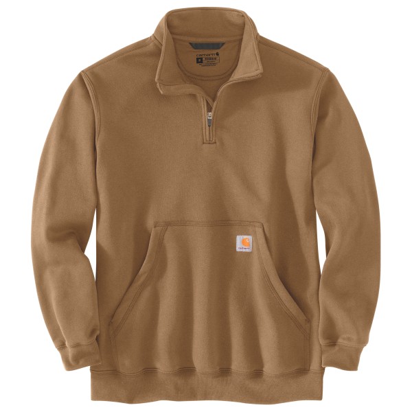 Carhartt Marquette 1/4-Zip Mock-Neck Sweatshirt Trui Bruin