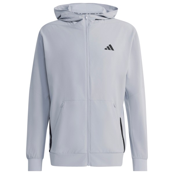adidas – D4T Workout Full-Zip Hoodie – Hoodie maat , Grijs