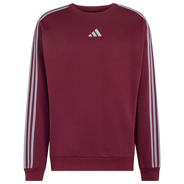 adidas Essentials 3-Stripes Fleece Sweatshirt Trui Rood