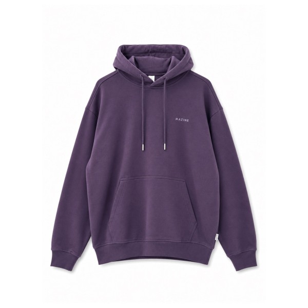Mazine Back Print Hoodie Hoodie Purper
