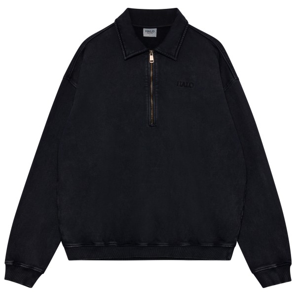Halo Boxy Polo Sweat Trui Zwart